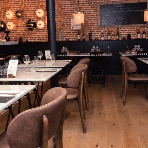 Project: Inrichting Brasserie Rongese met houten vloer