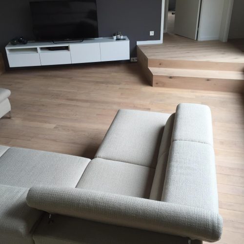 Project: Gerenoveerde houten vloer in living